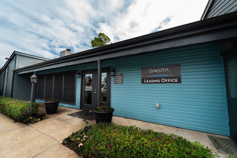 Dakota Apartments leasing office entrance